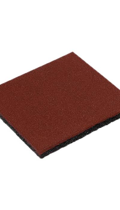 Vollgummiplatte Flex 50 mm rot, Fallhöhe bis 150 cm
