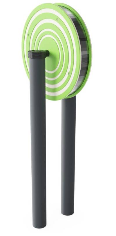 Rasselrad, runde Pfosten TPP280030