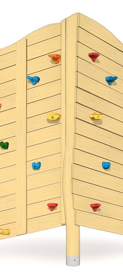 Felsen-Kletterwand 2-teilig