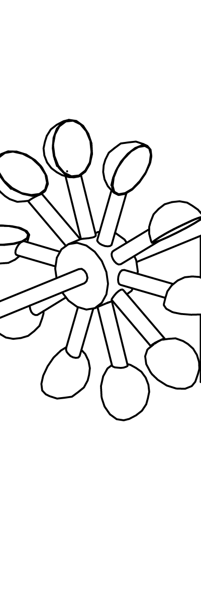 Großes Schaufelrad