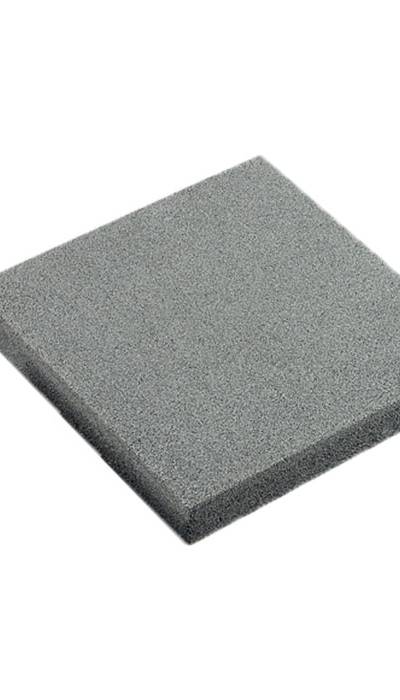 Vollgummiplatte Flex 80 mm hellgrau, Fallhöhe bis 220 cm