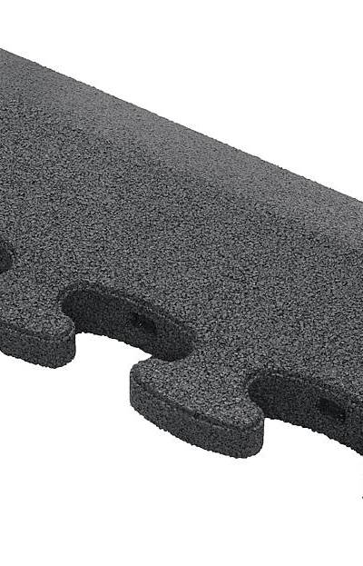 Puzzle Mat 3D Randplatte angeschrägt ohne Zwischenelement 45 mm grau