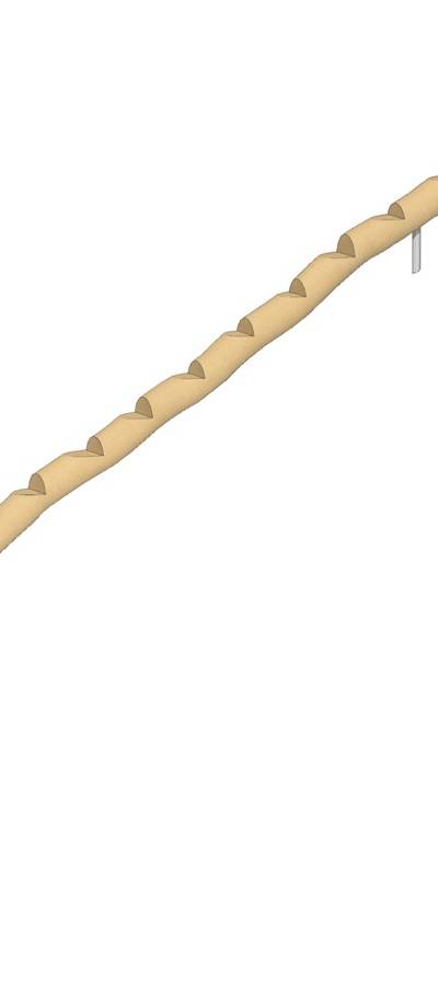 Stammtreppe mit Gabel 6m