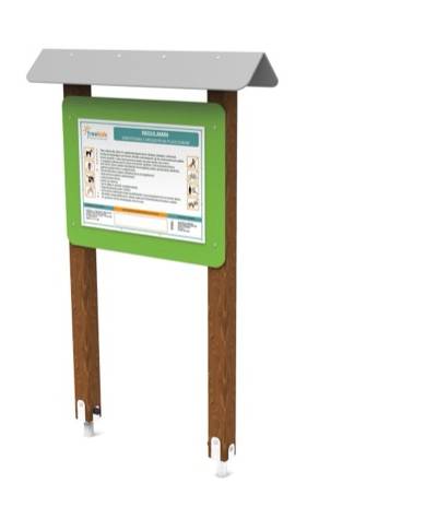 Regelungstafel gross aus Holz