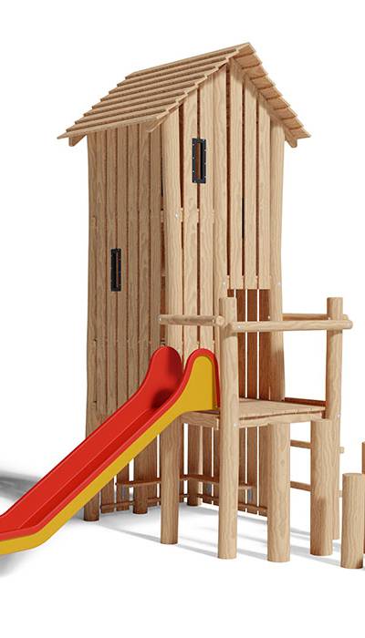 Spielhaus auf Stelzen