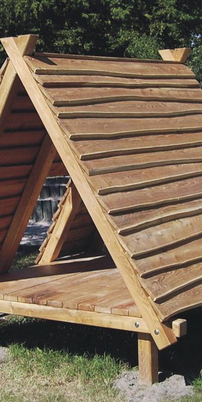 Holz-Zelt
