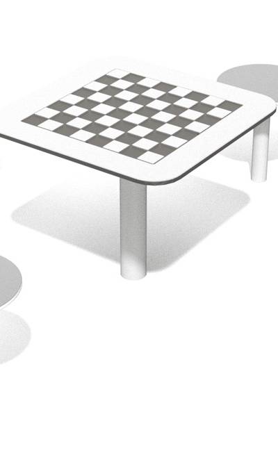 Spieltisch  Schachspiel
