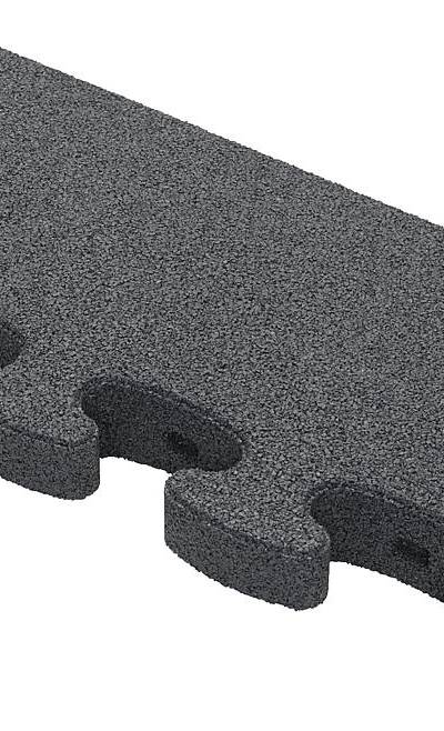 Puzzle Mat 3D Randplatte ohne Zwischenelement 60 mm grau