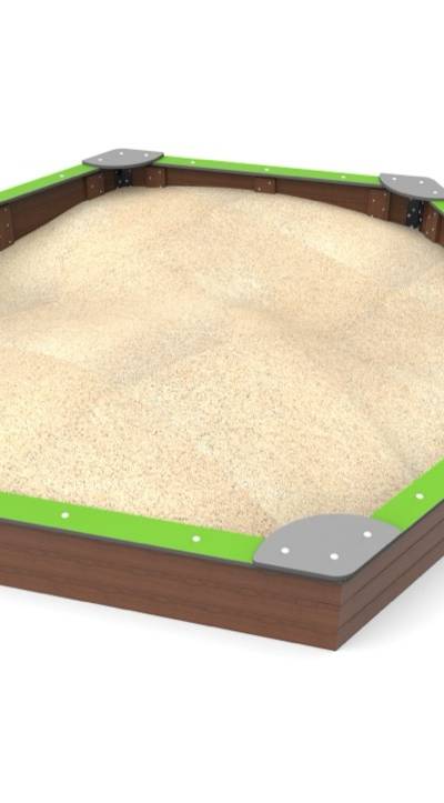 Sandkasten 3 Holz