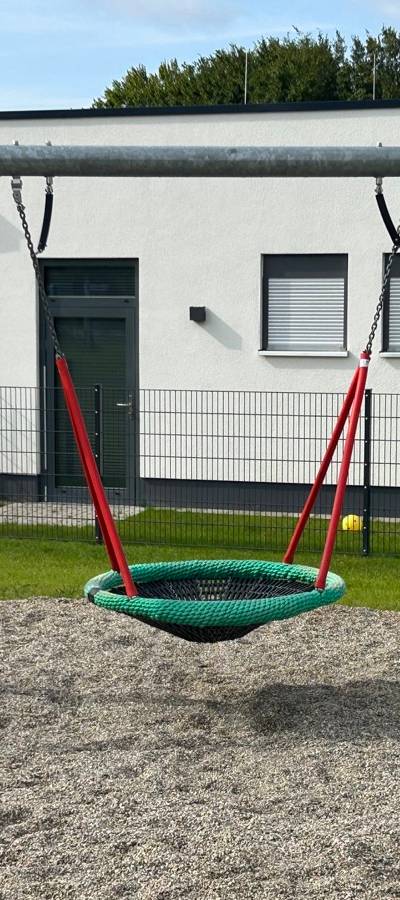 Nestkorbschaukel LH250cm, Querrohr Stahl verzinkt