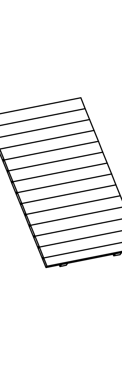 Schräge Wand