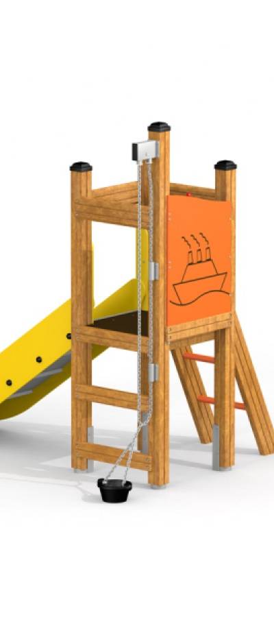 Pi Spielturm mit Rutsche