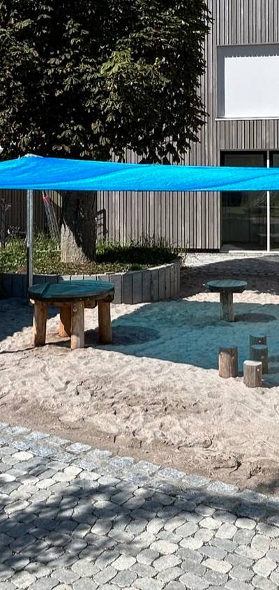 Sonnensegel 350x350cm verstellbar -