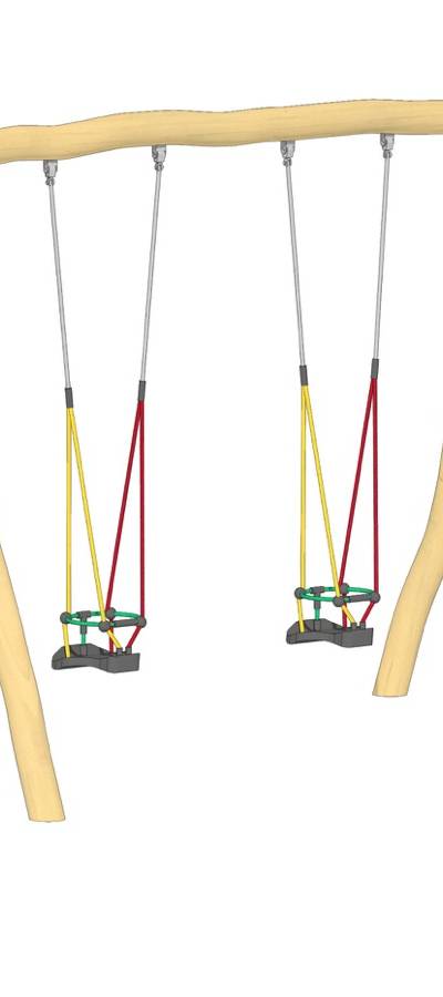 Schaukel 2-fach LH250cm, 2 Kleinkind-Schaukelsitze