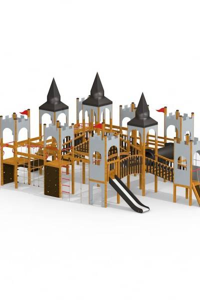 Schloss Windsore Spielplatz mit Spieltürme und Rutsche