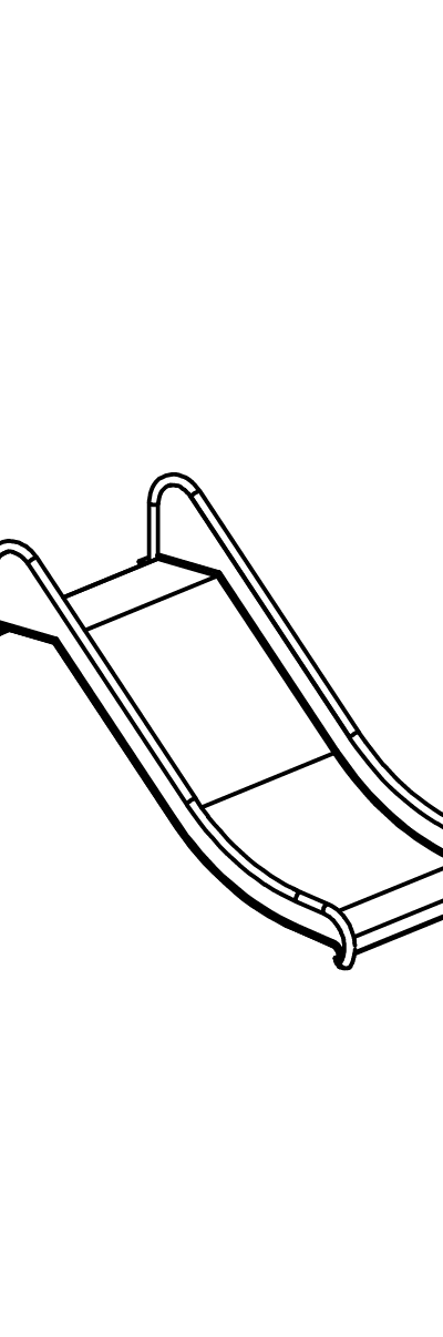 Edelstahlrutsche