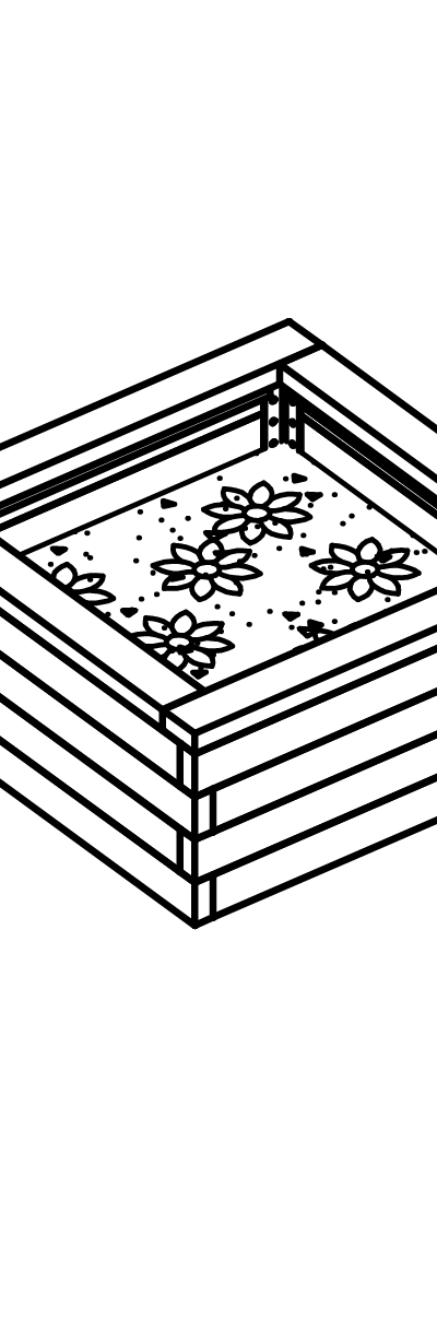 Pflanzkiste hoch