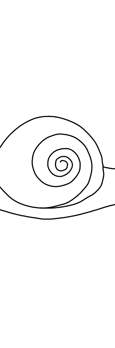 Streichelstein Schnecke