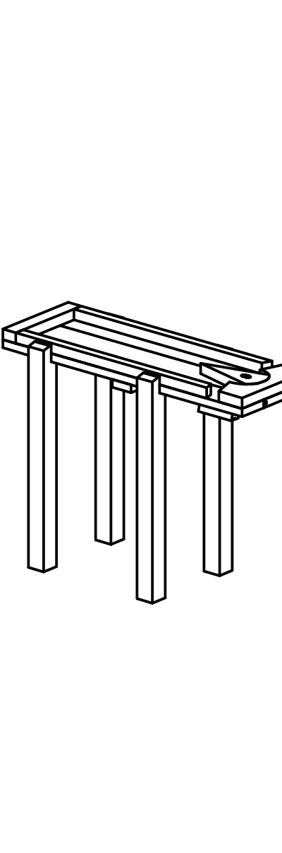 Rinne mit Zweiwegeverschluss