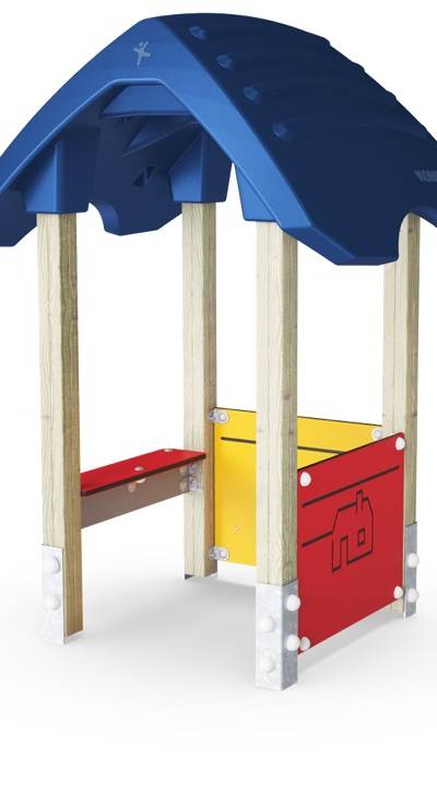 Spielhaus mit Tresen KPL403