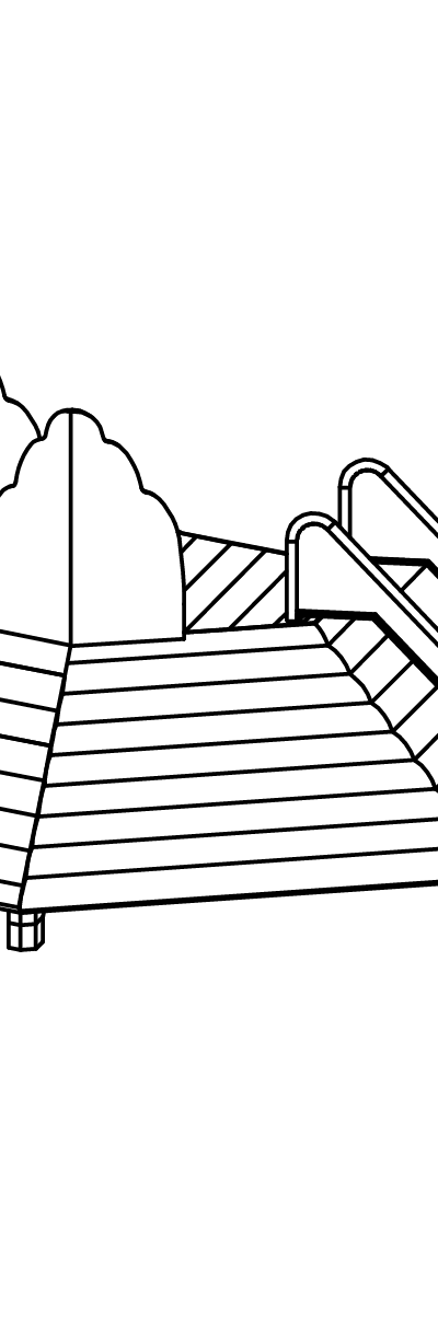 Kleiner Berg mit Höhle