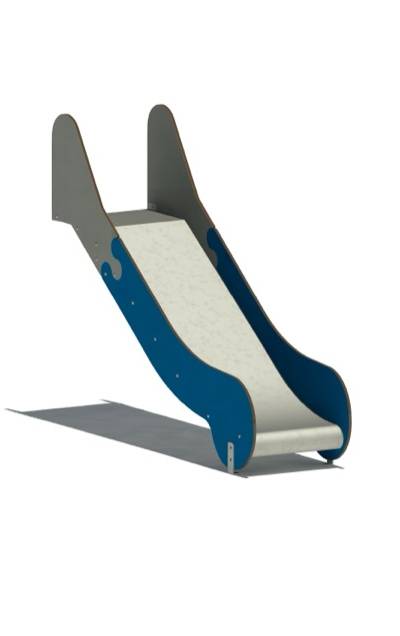 Anbaurutschbahn HST, ABH 95 cm, Breite 50 cm