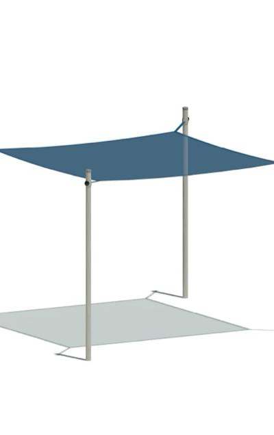 Sandkastenabdeckung/Sonnenschutz 071, 200 x 200 cm