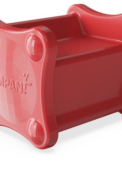 Spielhocker, rot MSV201