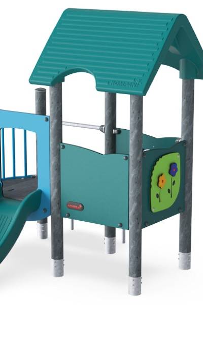 Spielturm mit zwei Plattformen PCM101221