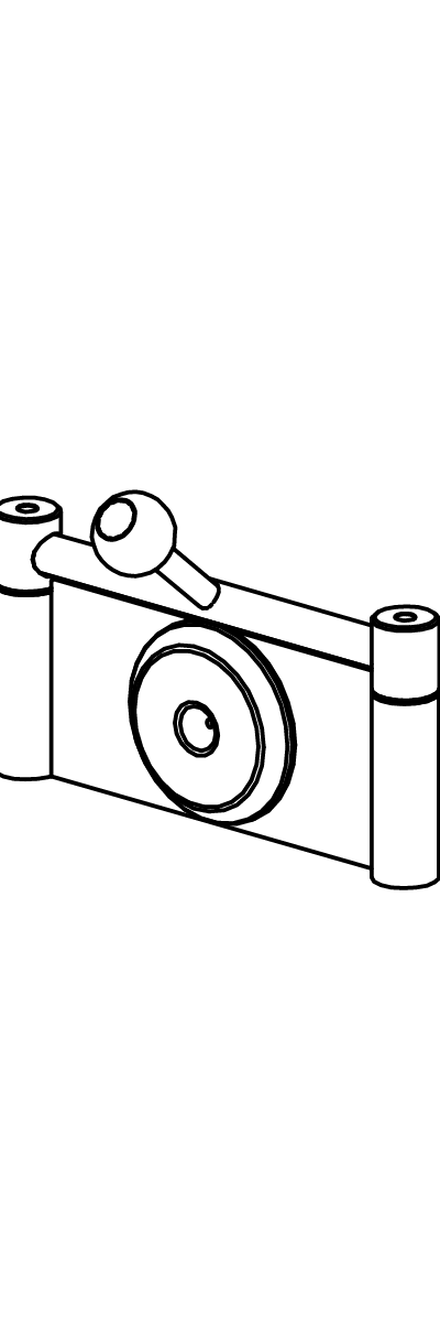 Klappensperre rund