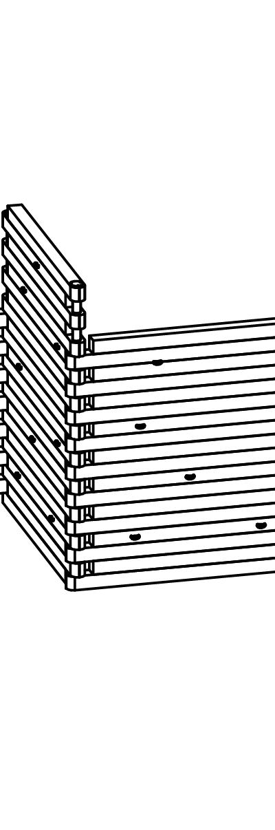 Kletterwand mit 4 Elementen