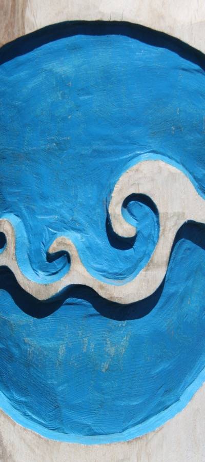 Pfostenmotiv Wasser -