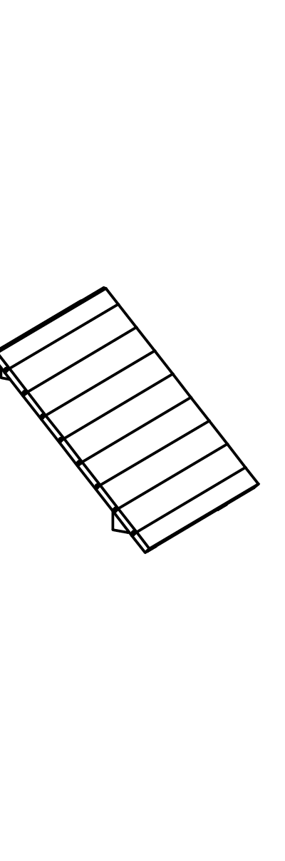 Schräge Wand