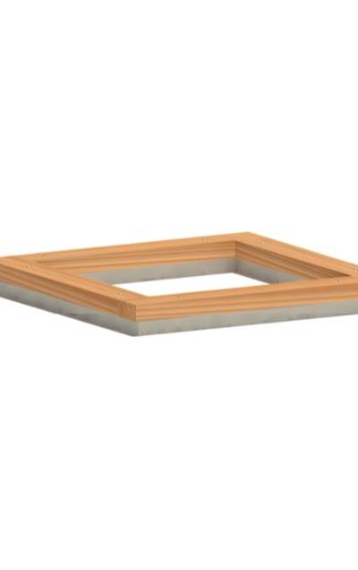 Sandkasten 070, 200 x 200 cm, 1-lagig
