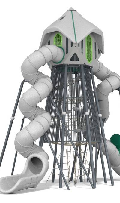 Recycling Hochturm für Spielplatz