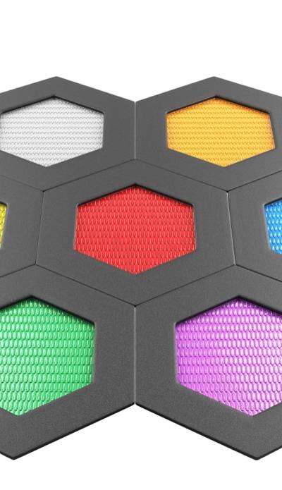 Trampolin Sechseck-Set 7