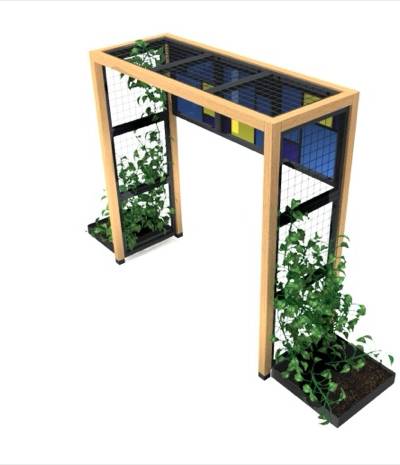 Pergola über Bank Dream