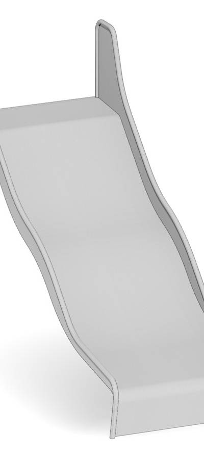 Wellen-Anbaurutsche 100xPH145cm