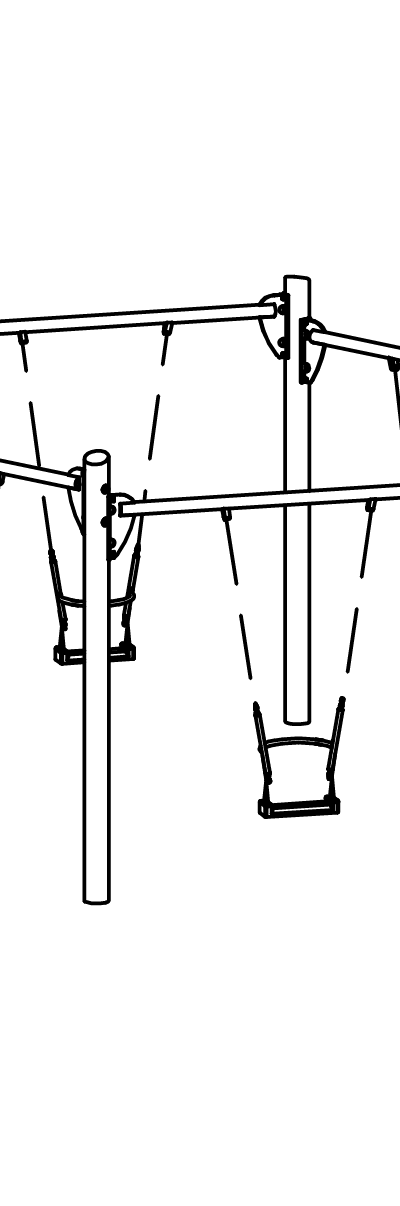 Sechseckschaukel spezial