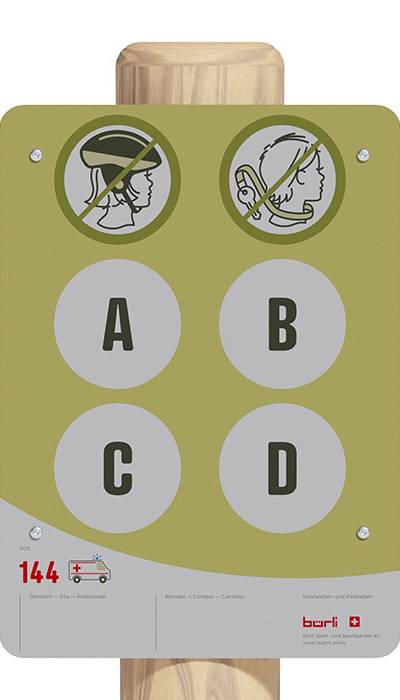 Spielplatztafel individuell