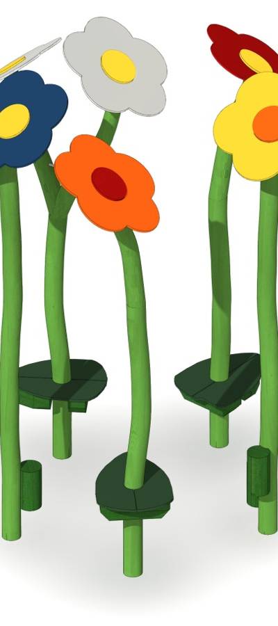 Balancierparcours Blume, Blumen HPL