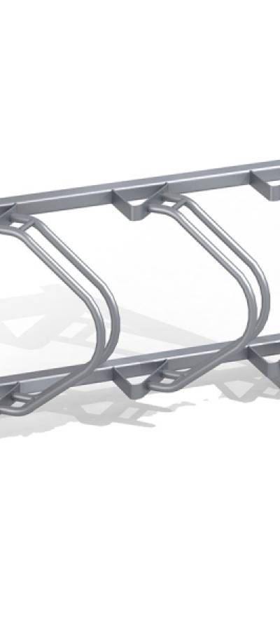 Fahrradständer Reihenparker für 3 Fahrräder