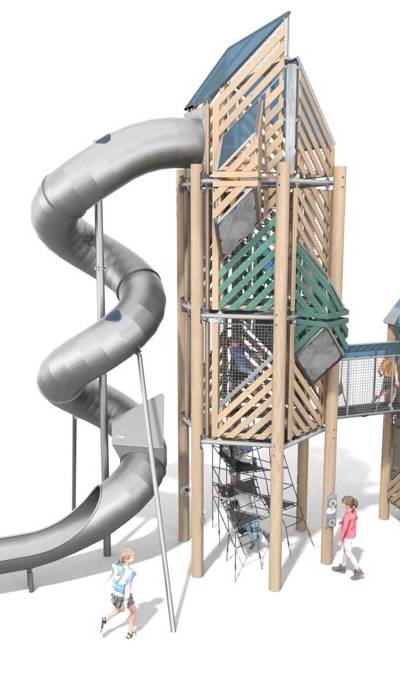 Rutschenturmanlage Big Megora