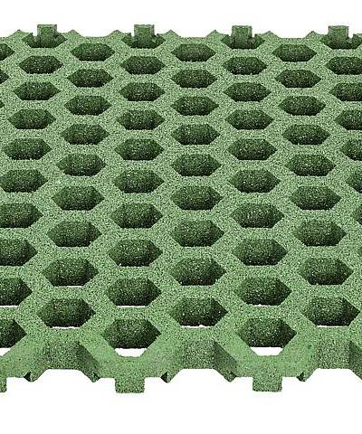 Rasengitterplatte Hexagon 45 mm grün, Fallhöhe bis 200 cm