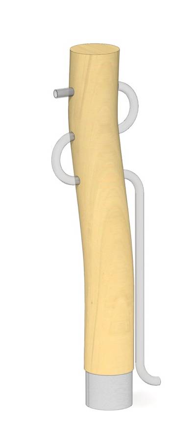 Schlauchpfosten