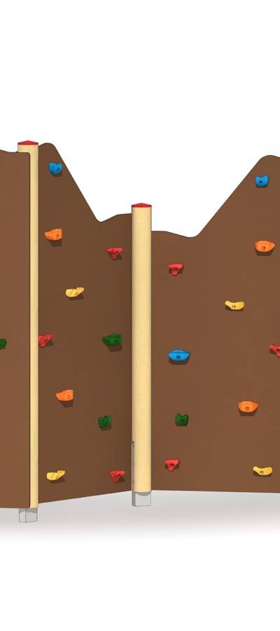 Felsen-Kletterwand 4-teilig