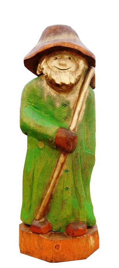 Schnitzfigur Schäfer -