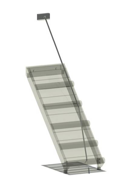 Rampentau für Podesthöhe 150 cm - für Serie 2