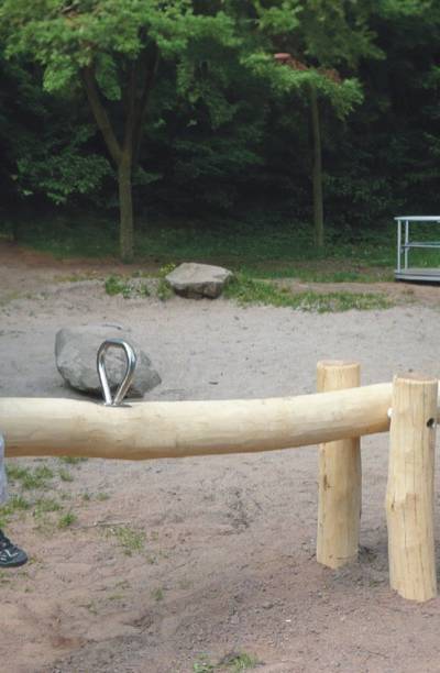 Holzwippe 4-fach