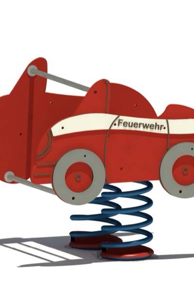 Federwippgerät Feuerwehrflitzer 1576, 2-sitzig